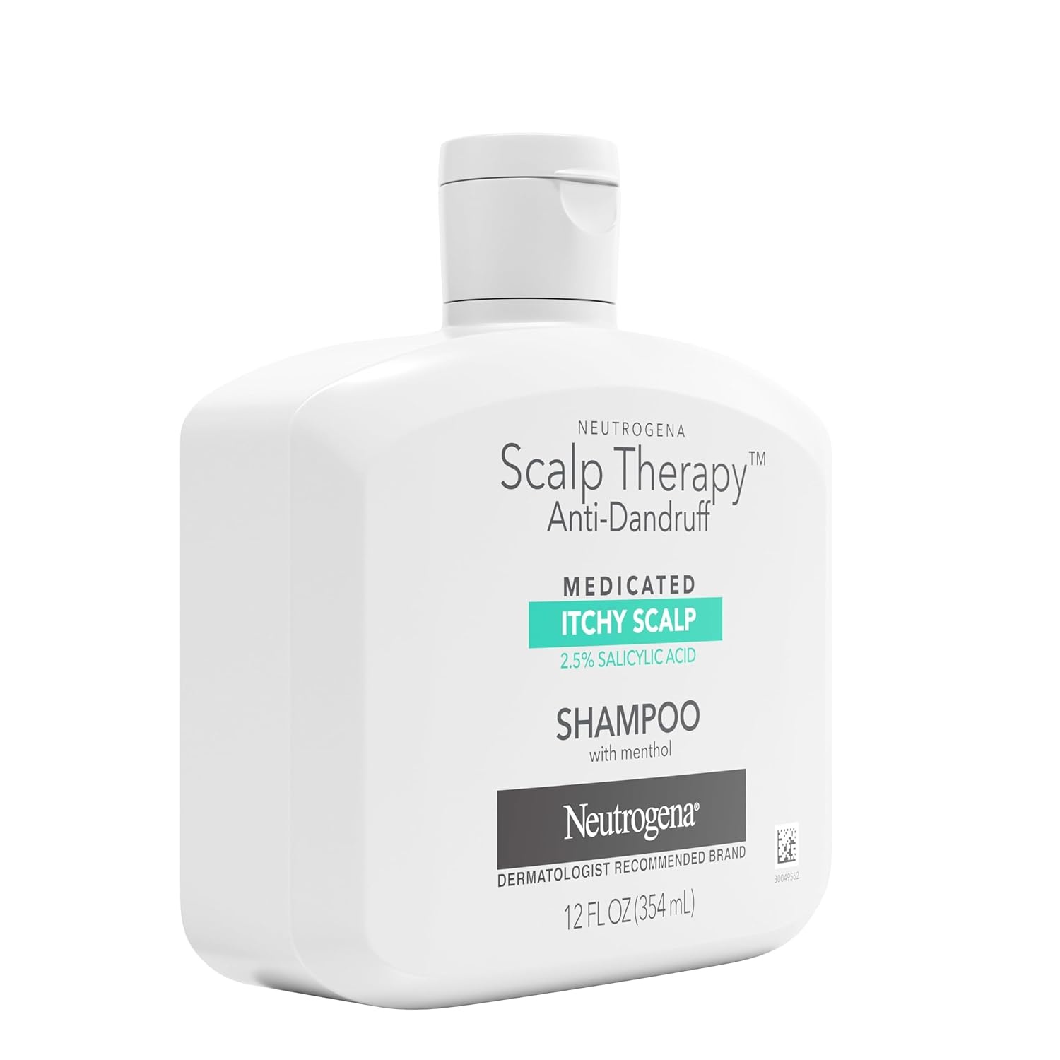 image:imageNeutrogena Scalp Therapy AntiDandruff Shampoo for Itchy Scalp 25 salicylic acid with Peppermint Fragrance 12 fl oz
