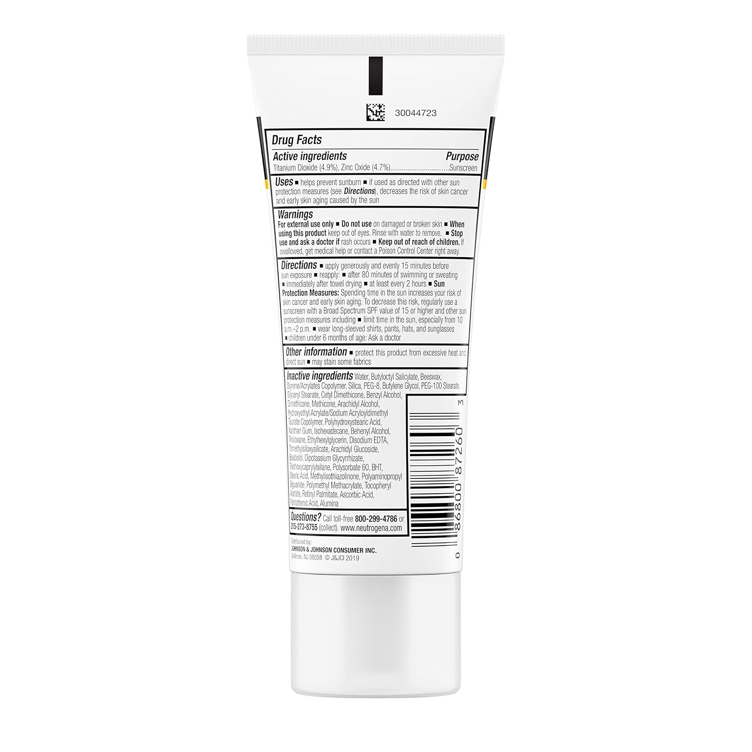 image:imageNeutrogena Sensitive Skin Mineral Sunscreen Lotion with Broad Spectrum SPF 60 amp Zinc Oxide WaterResistant Hypoallergenic Fragrance amp OilFree Gentle Sunscreen Formula 3 fl oz