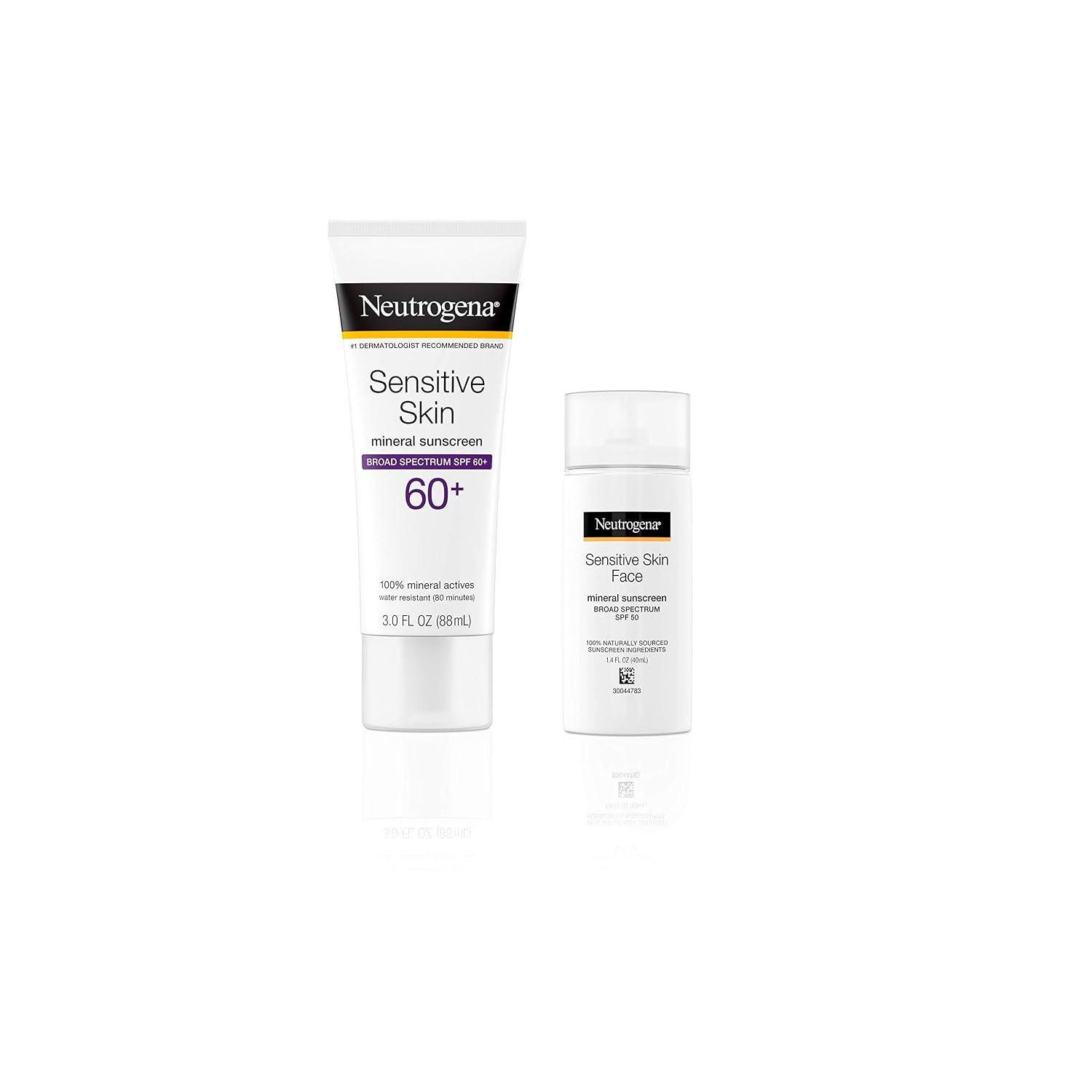 image:imageNeutrogena Sensitive Skin Mineral Sunscreen Lotion with Broad Spectrum SPF 60 amp Zinc Oxide WaterResistant Hypoallergenic Fragrance amp OilFree Gentle Sunscreen Formula 3 fl oz