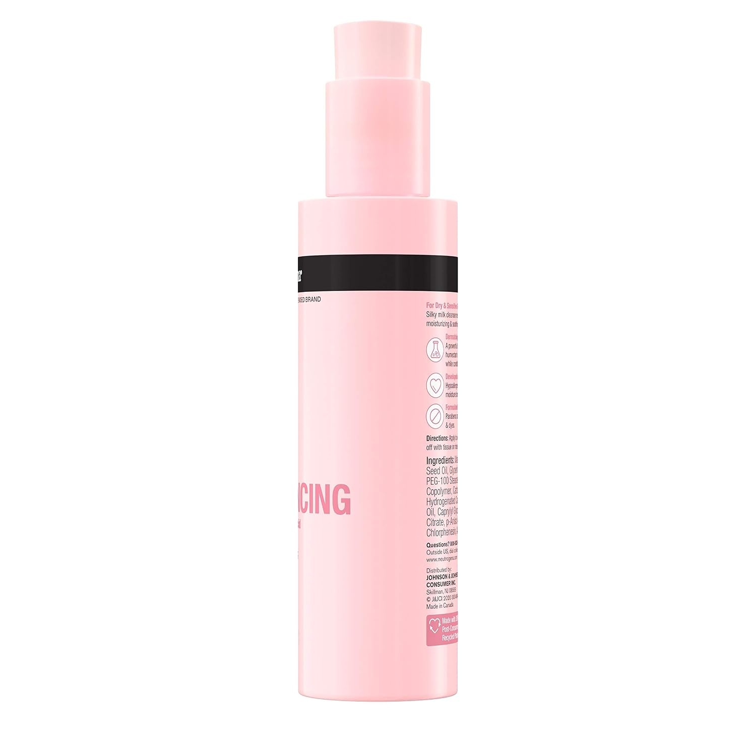 image:imageNeutrogena Skin Balancing Milky Cleanser with 2 Polyhydroxy Acid PHA Soothing amp Moisturizing Face Wash for Dry amp Sensitive Skin ParabenFree SoapFree SulfateFree 63 oz63 Fl Oz Pack of 1