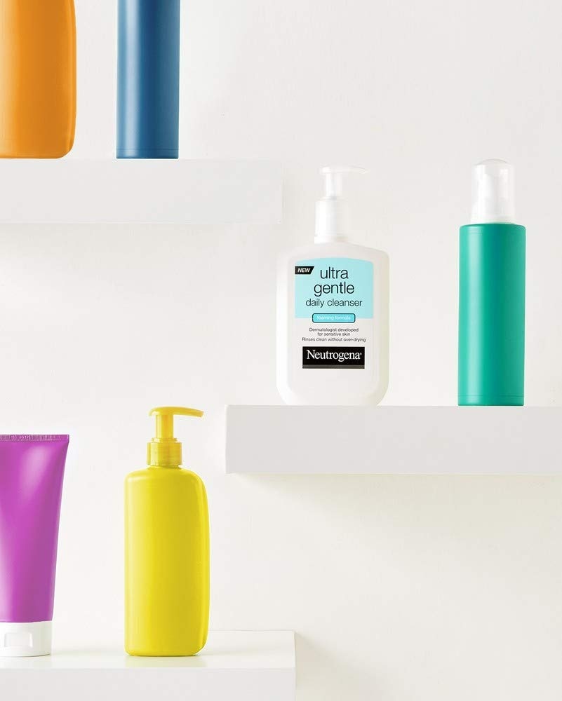 image:imageNeutrogena Ultra Gentle Foaming Facial Cleanser Daily Face Wash for Sensitive Skin Gently Removes Dirt Oil amp Makeup Without OverDrying FragranceFree 12 fl oz12 Fl Oz Pack of 2