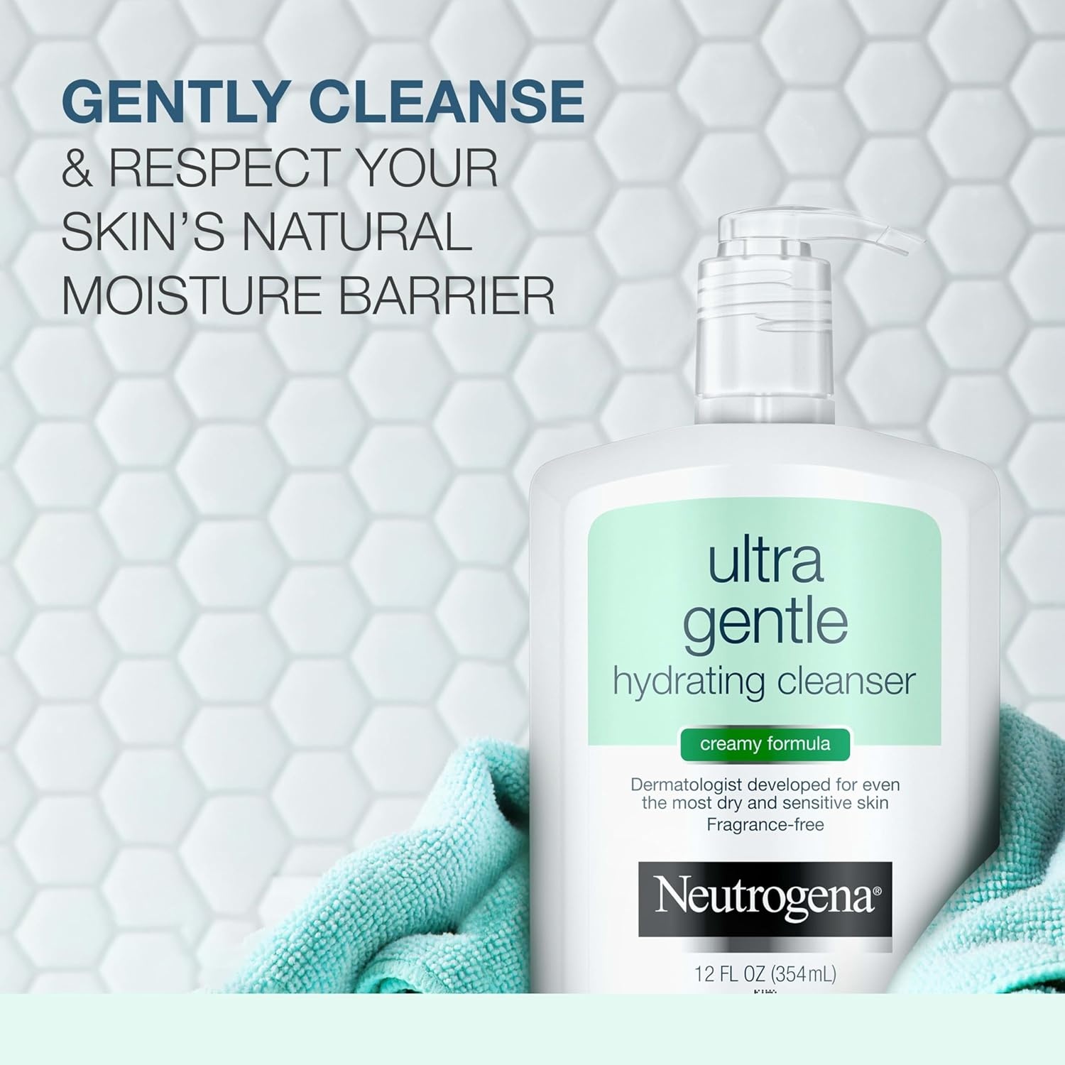 image:imageNeutrogena Ultra Gentle Hydrating Facial Cleanser NonFoaming Face Wash for Sensitive Skin Gently Cleanses Face Without Over Drying Oil Soap amp FragranceFree 12 fl ozHydrating Cleanser