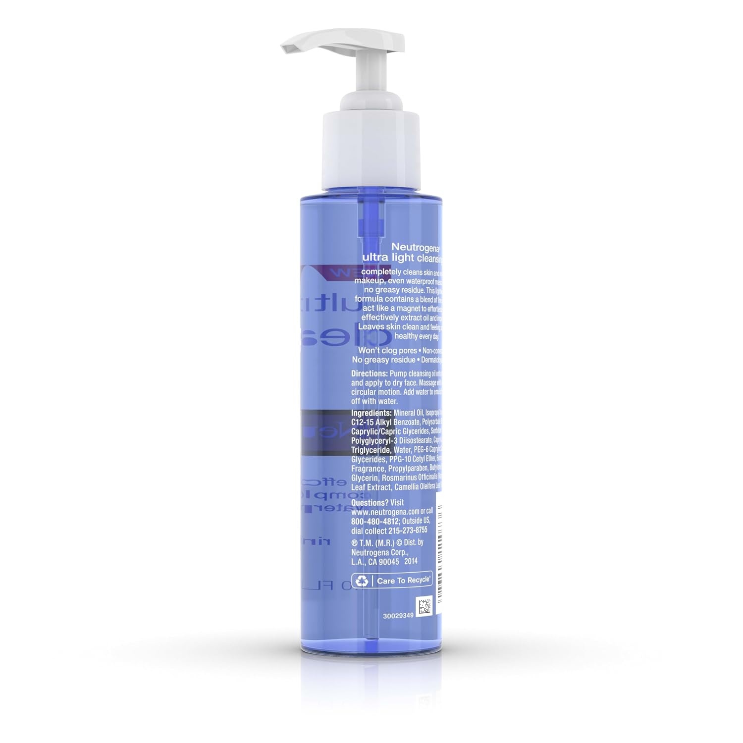 image:imageNeutrogena Ultra Light Facial Cleansing Oil amp Makeup Remover NonComedogenic Face Cleanser to Remove Dirt Oil Makeup amp Waterproof Mascara 4 fl oz4 Fl Oz Pack of 2