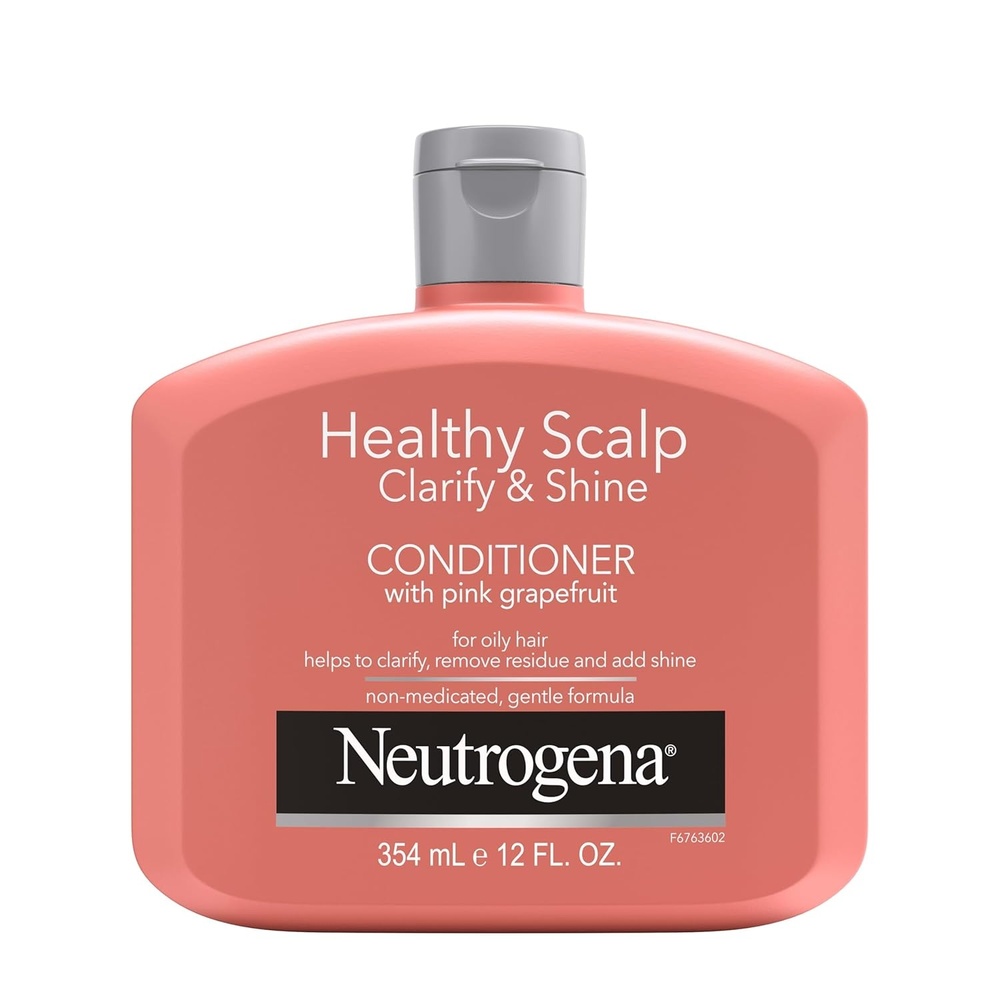 image:imageNeutrogena Exfoliating Healthy Scalp Clarify amp Shine Conditioner for Oily Hair and Scalp AntiResidue Conditioner with Pink Grapefruit Paraben amp PhthalateFree ColorSafe 12 Fl Oz12 Ounce Pack of 1