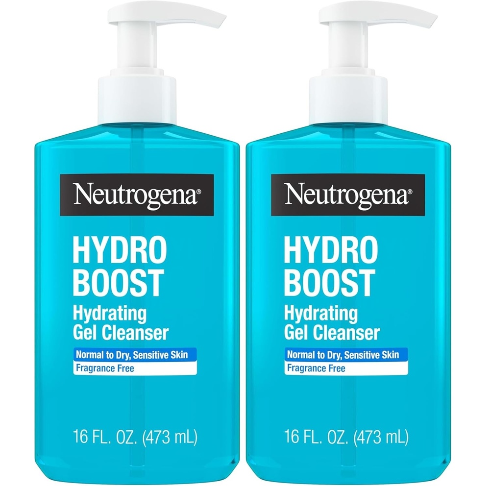 image:imageNeutrogena Hydro Boost Face Wash Fragrance Free Hydrating Facial Cleanser with Hyaluronic Acid Daily Foaming Face Wash amp Makeup Remover Hypoallergenic Gel Cleanser 16 fl oz16 Fl Oz Pack of 2