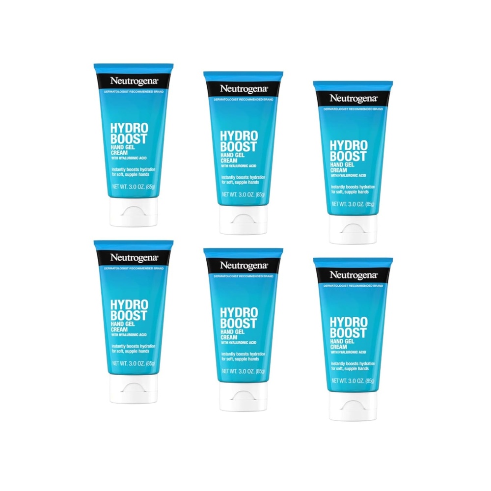 image:imageNeutrogena Hydro Boost Hydrating Hand Gel Cream with Hyaluronic Acid for Instantly Quenched Soft amp Supple Hands Lightweight NonGreasy amp Quick Absorbing Hand Lotion Travel Size 3 Oz3 Ounce Pack of 6