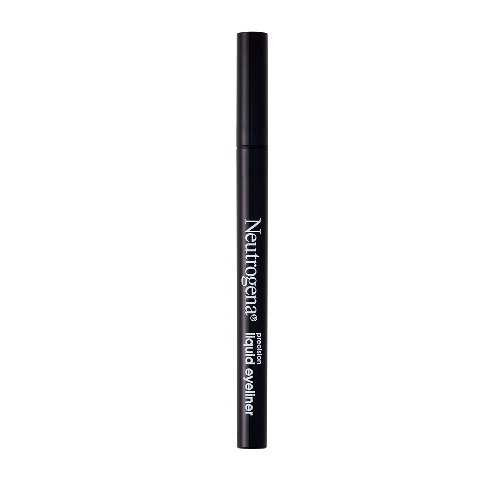 image:imageNeutrogena Precision Liquid Eyeliner with Honey amp Coconut Hypoallergenic Smudge amp WaterResistant Liquid Eyeliner Makeup for Sensitive Eyes Precise Application Jet Black 0013 fl oz001 ounce Pack of 1