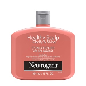 image:imageNeutrogena Exfoliating Healthy Scalp Clarify amp Shine Conditioner for Oily Hair and Scalp AntiResidue Conditioner with Pink Grapefruit Paraben amp PhthalateFree ColorSafe 12 Fl Oz12 Ounce Pack of 1