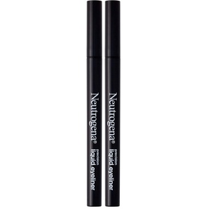 image:imageNeutrogena Precision Liquid Eyeliner with Honey amp Coconut Hypoallergenic Smudge amp WaterResistant Liquid Eyeliner Makeup for Sensitive Eyes Precise Application Jet Black 0013 fl oz0013 fl oz Pack of 2