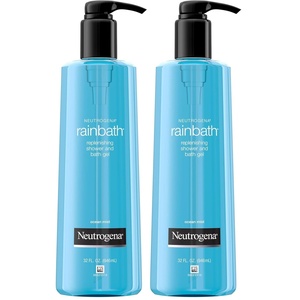 image:imageNeutrogena Rainbath Replenishing Shower and Bath Gel Refreshing Body Wash with Moisturizing Formula for Soft Skin Ocean Mist Scent 32 fl oz 946 mL Pump Bottle32 Fl Oz Pack of 2