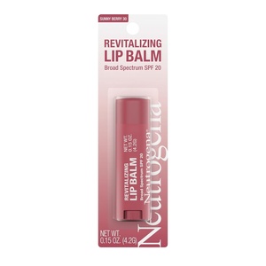 image:imageNeutrogena Revitalizing Tinted Lip Balm Broad Spectrum SPF 20 Sunscreen Moisturizing Lip Balm with a Sheer Tint for Softer Smoother HealthierLooking Lips Sheer Sunny Berry 30 15 oz015 Ounce Pack of 1