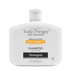 image:imageNeutrogena Scalp Therapy AntiDandruff Extra Strength Medicated Shampoo with 3 Salicylic Acid Helps Prevent Fight amp Control the Recurrence of Dandruff Fragrance Free 12 fl oz